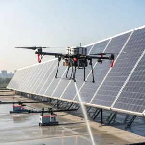 Benefits of Heavy Duty Solar Panel Cleaning Drones