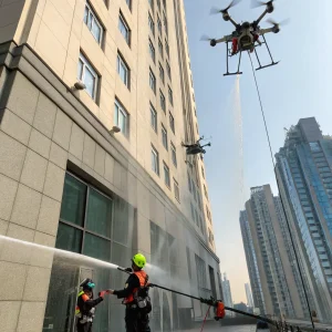 How It Works- Facade Cleaning Drone